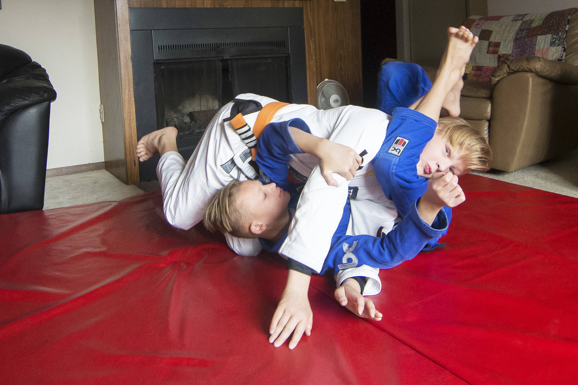 Brothers training together